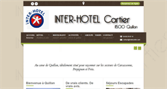 Desktop Screenshot of hotelcartier.com